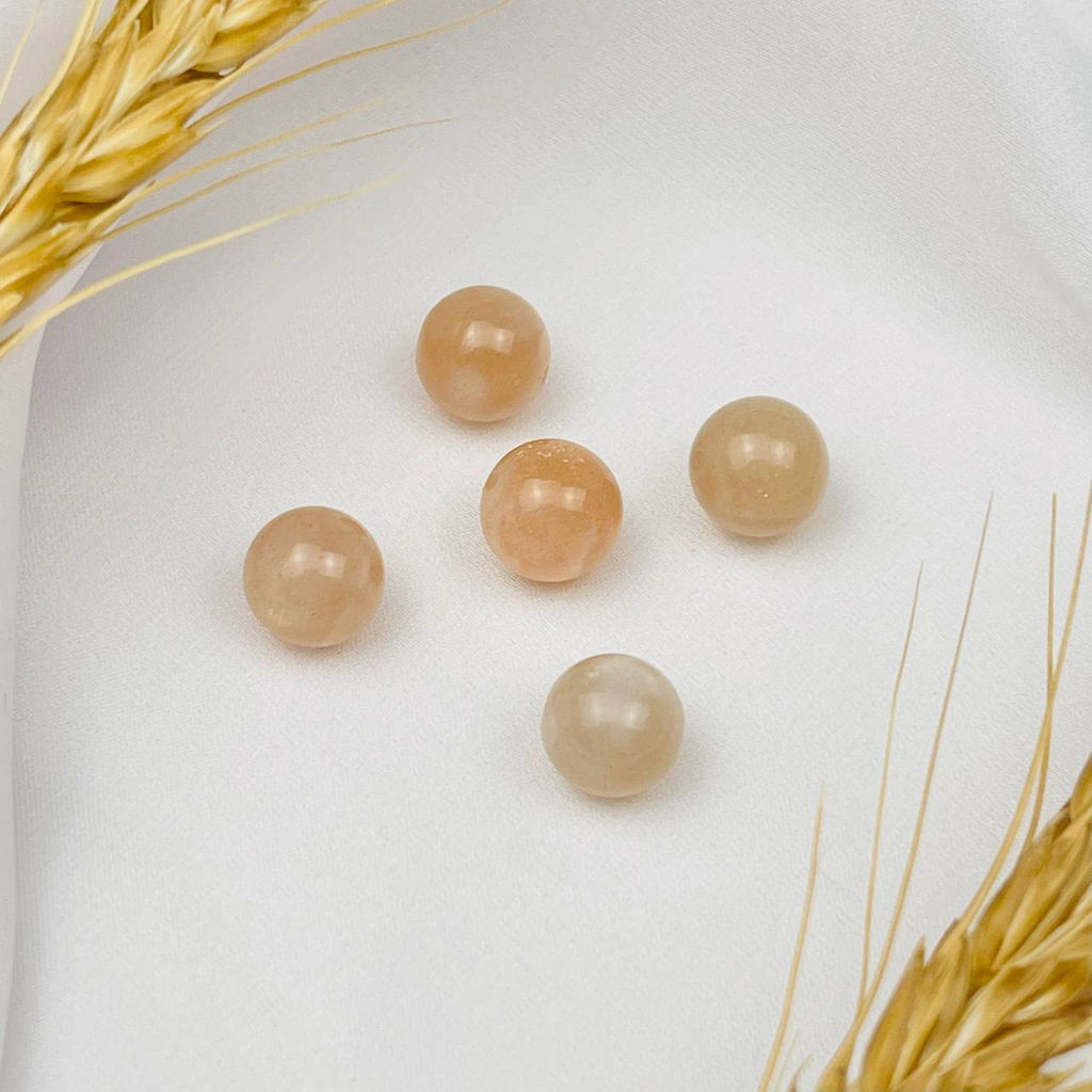 Бусины для украшений из Лунного камня (5 шт)