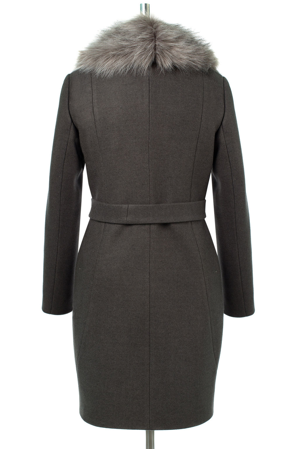 02-3072 Пальто женское утепленное (пояс) - El podio фото 8