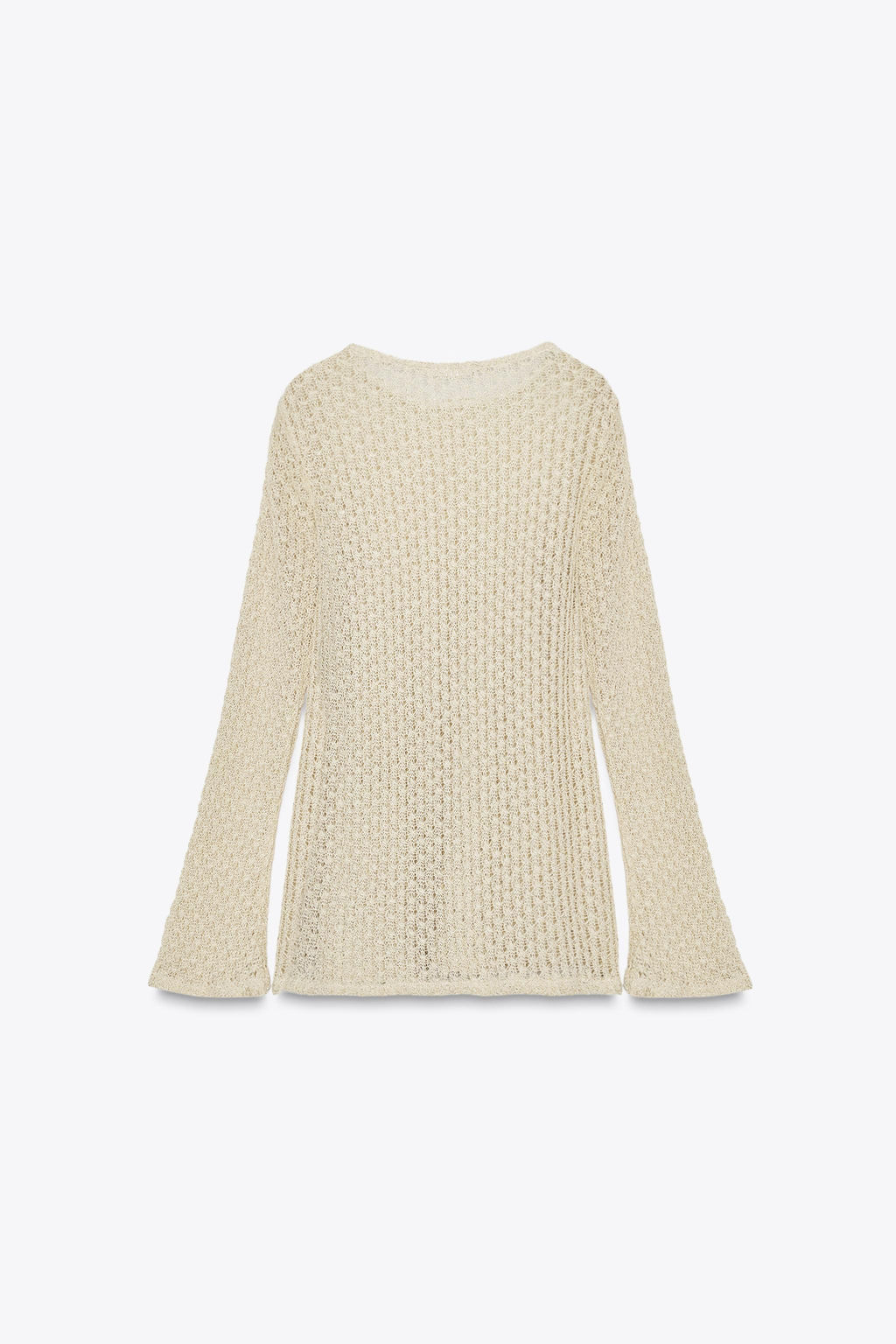 METALLIC THREAD TUNIC TOP