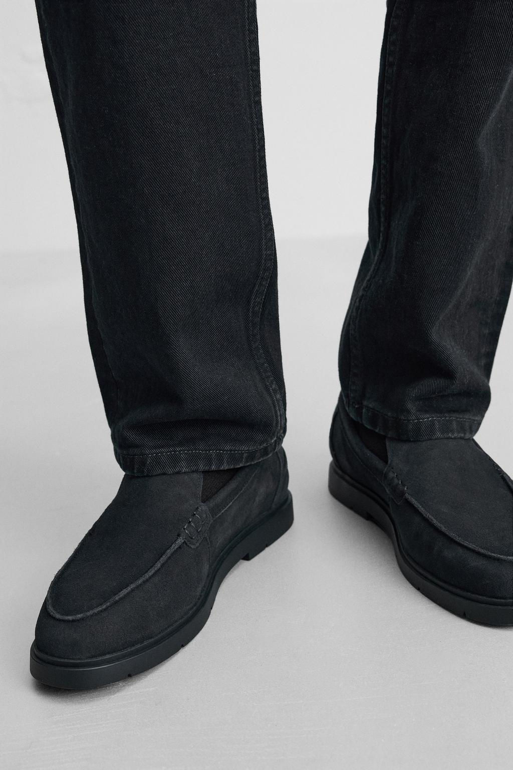 CASUAL LEATHER LOAFERS - Zara фото 12