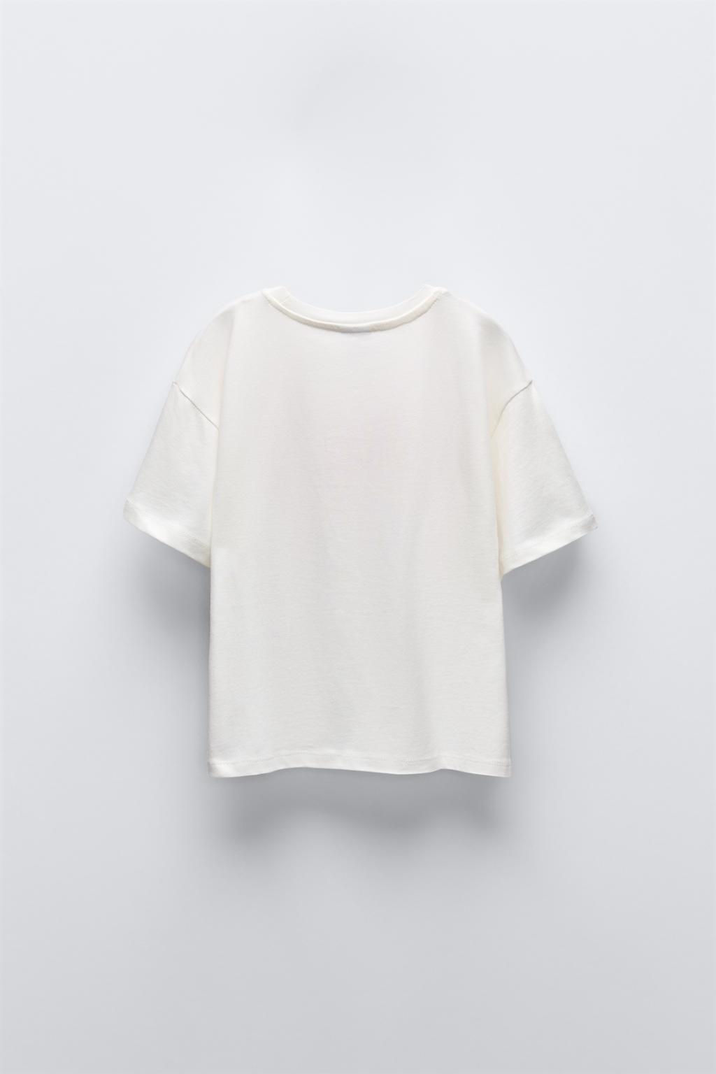 EMBROIDERED T-SHIRT - Zara фото 3