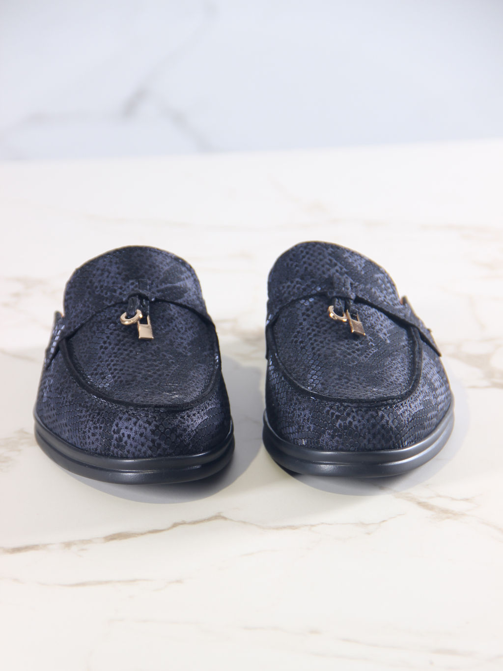 Мюли 1070.2614bl.Синяя мамба