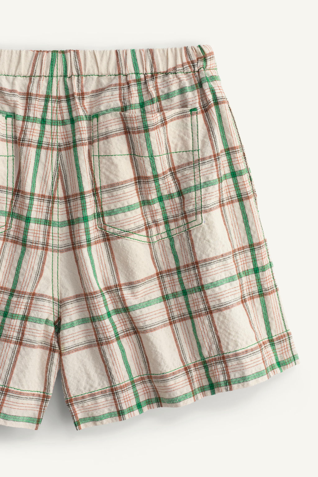 BERMUDA CUADROS LIMITED EDITION / Beige / Verde - Zara фото 8