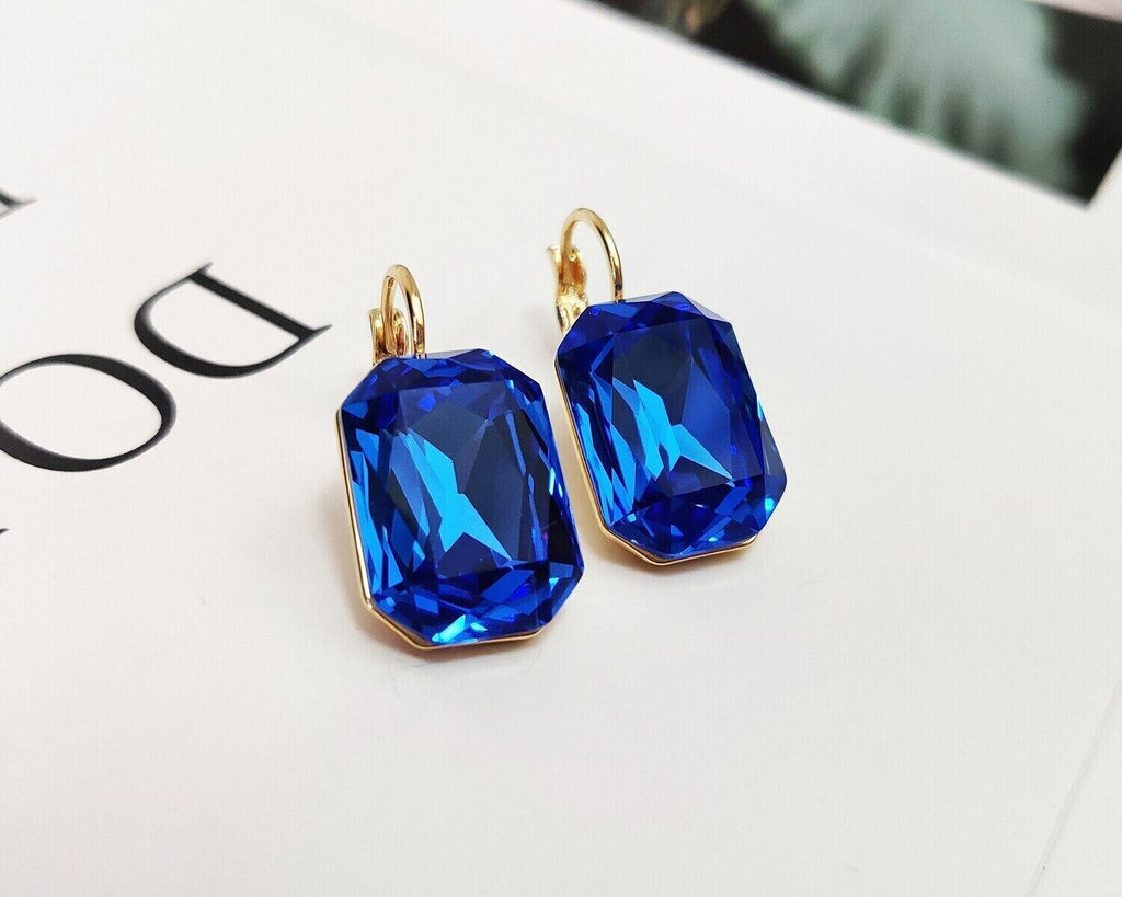 Серьги с чешскими кристаллами