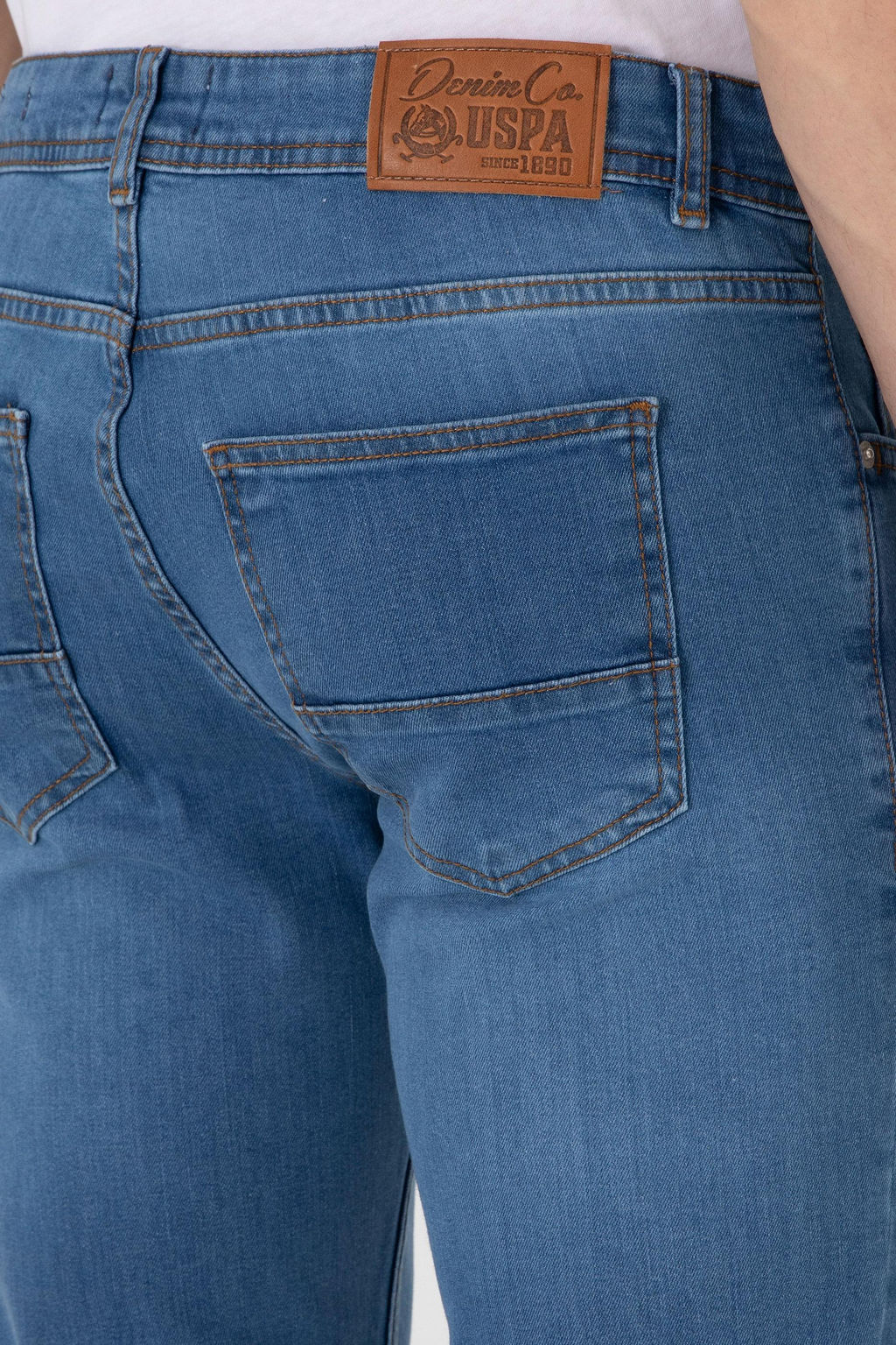 Erkek A__k Mavi Jean Pantolon Sepette S_rpriz _ndirim - U.s. polo assn фото 6