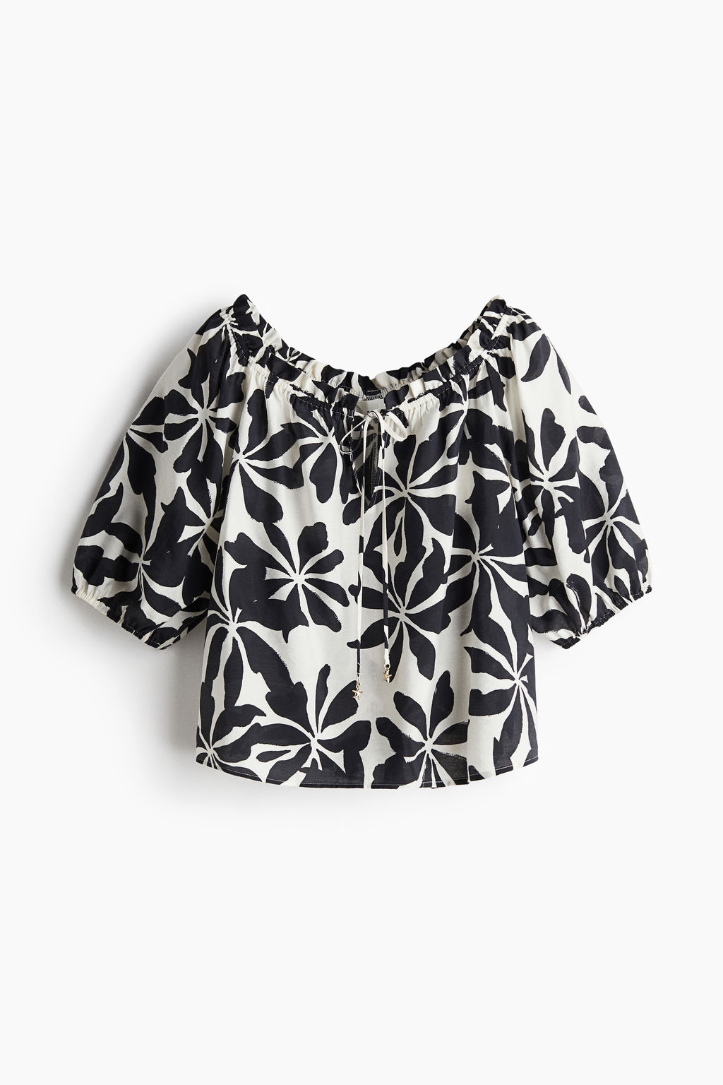 Blusa con ribete de volantes - H&m фото 2
