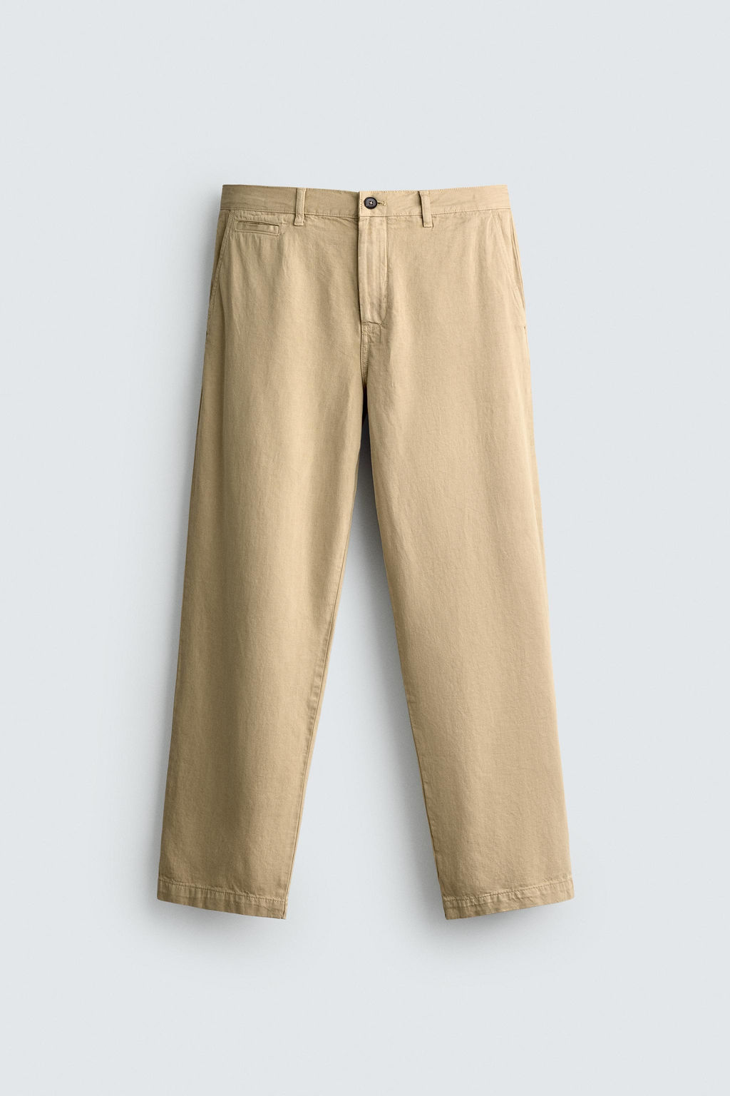 PANTAL?N CHINO STRAIGHT FIT / Tostado