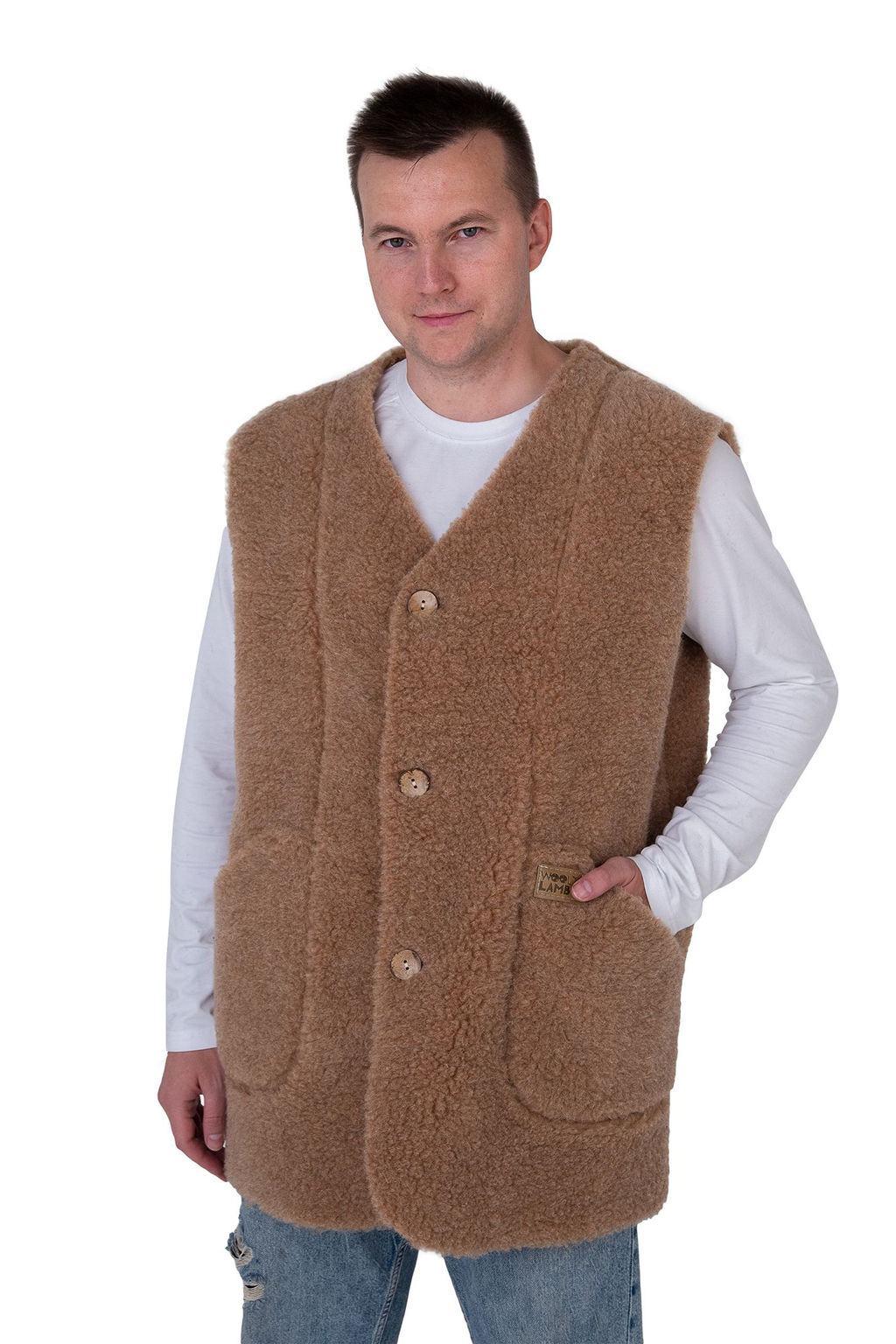 ЖИЛЕТ мужской СМАРТ - Woollamb фото 2