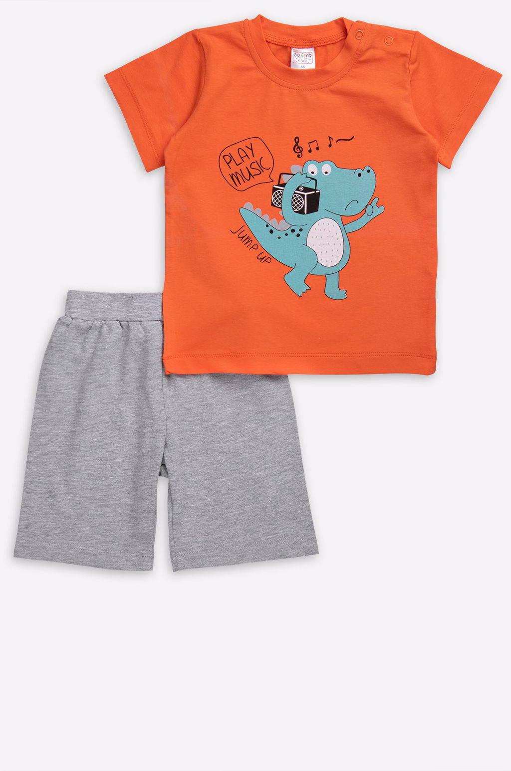 Хлопковый костюм с лайкрой для мальчика Bonito  фото 2