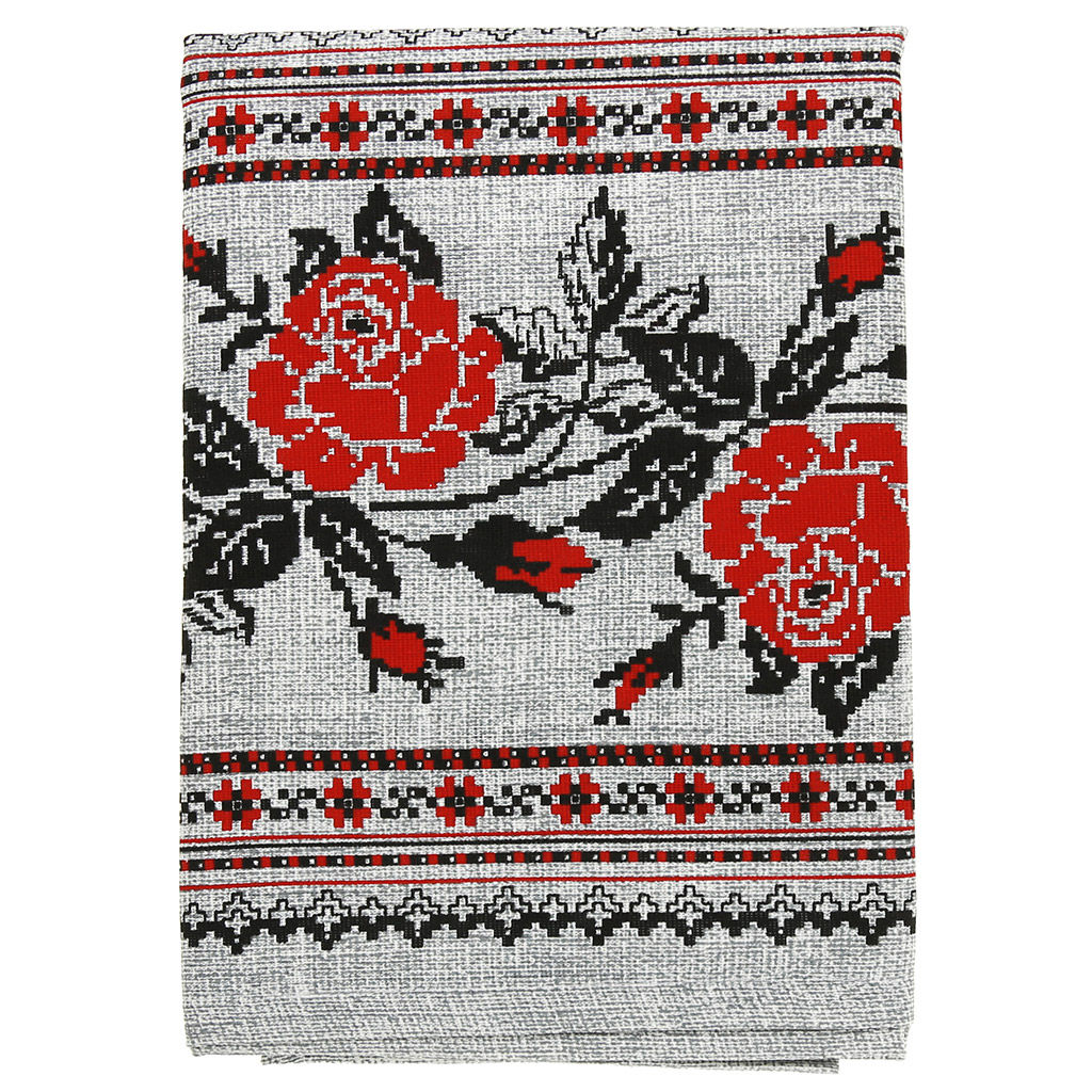 Скатерть 150х145см Розовое утро, длина стола до 110см, на 4 персоны, хлопок Оптима 171г/м2, упаковка классическая 28х41см, Домашняя мода (Россия)  фото 4