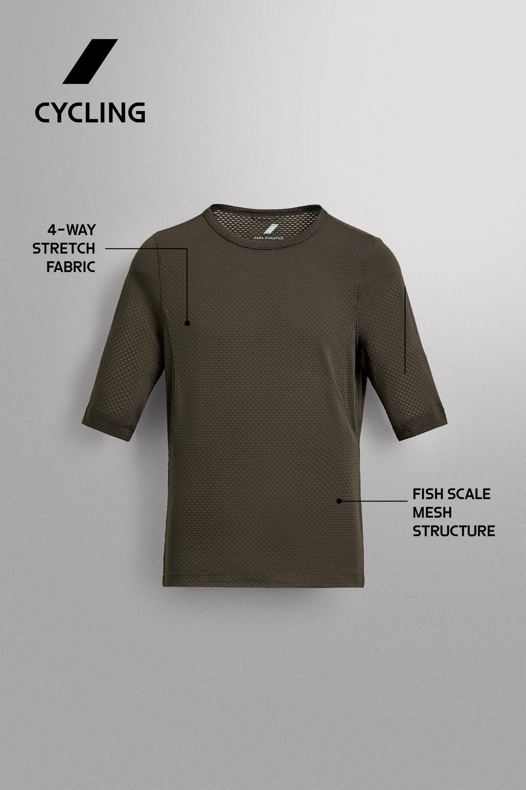 CAMISETA PRIMERA CAPA GRAVEL / Marr?n / Topo