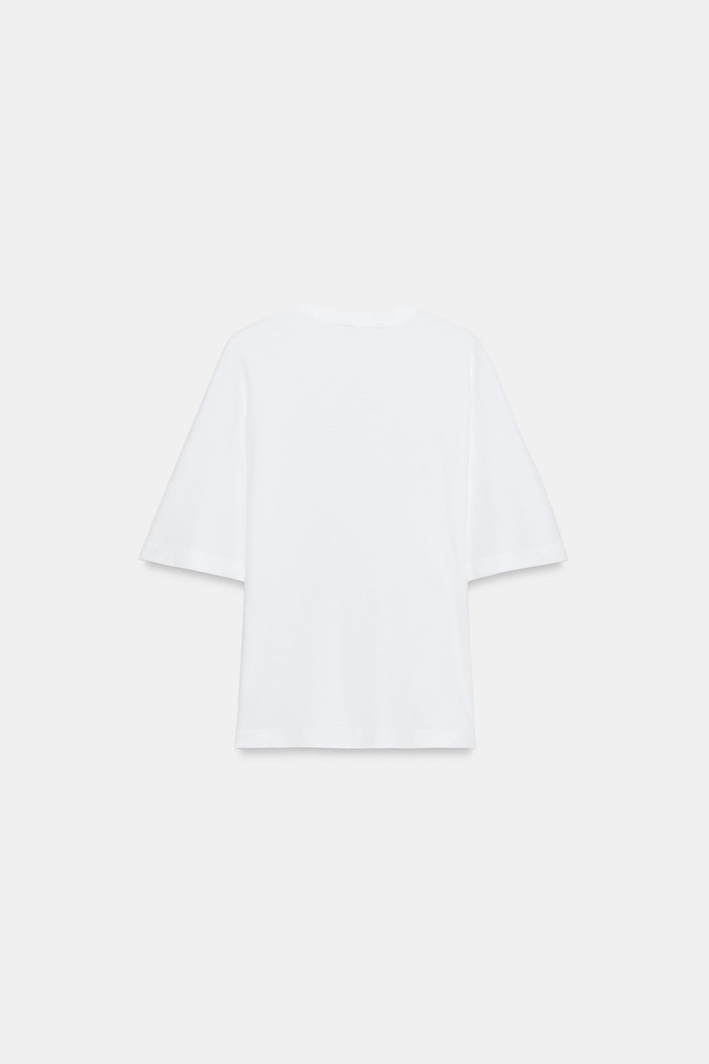 CAMISETA ENTALLADA SUPIMA® / Blanco - Zara фото 6