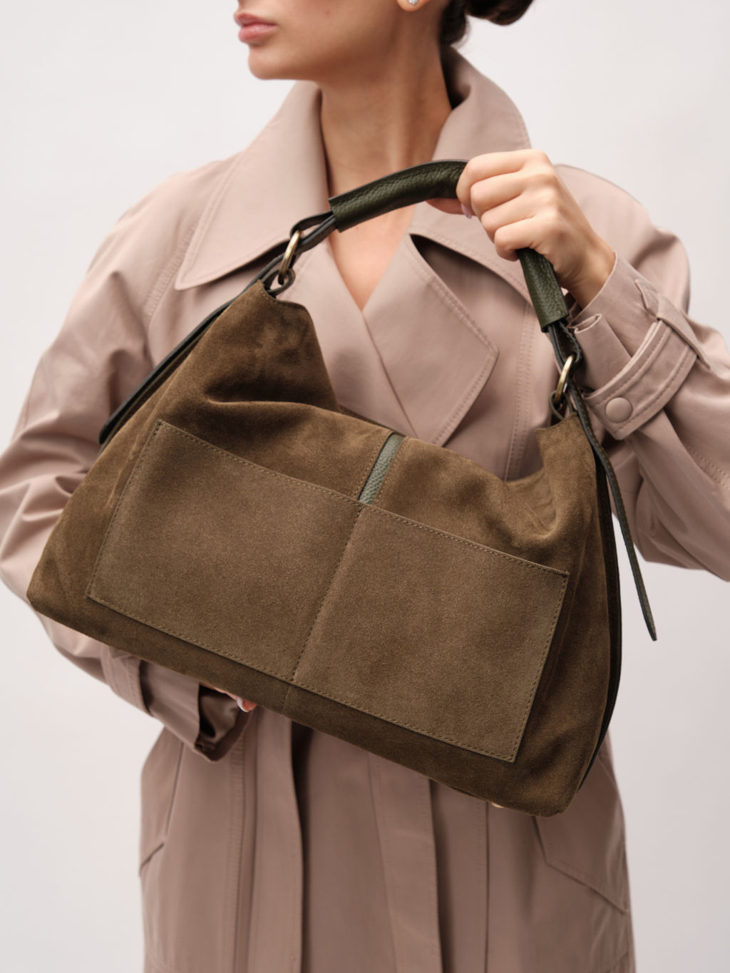 Сумка Andrea DBR 31374 тундра/велюр фото 2