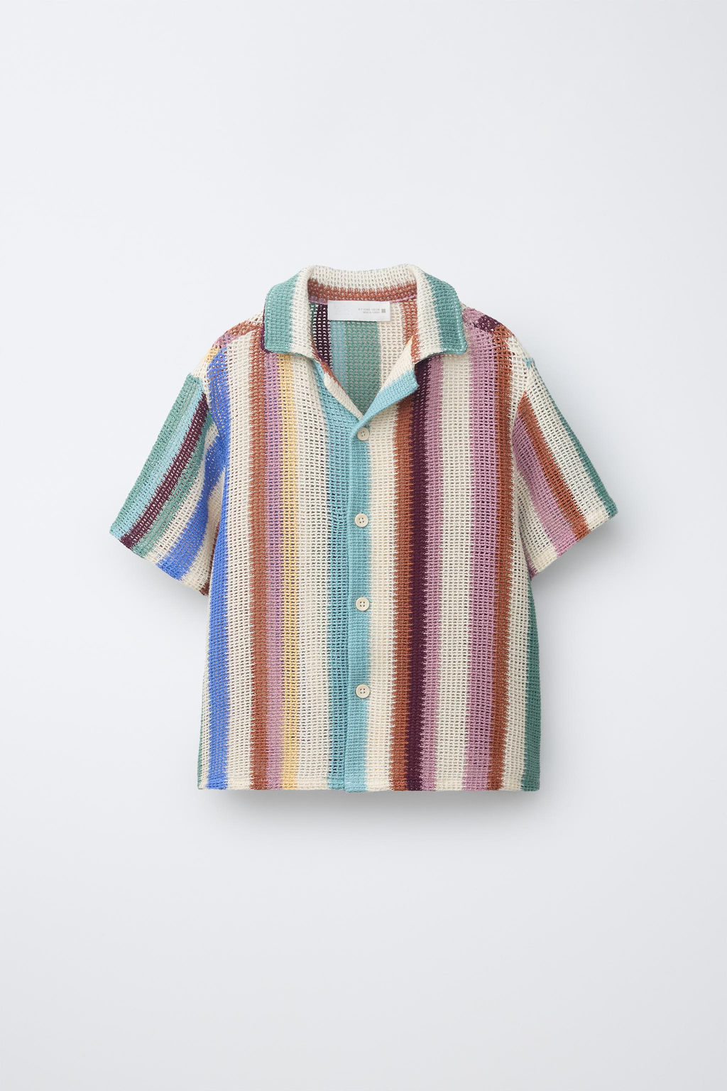 CAMISA CROCHET RAYAS / rayas