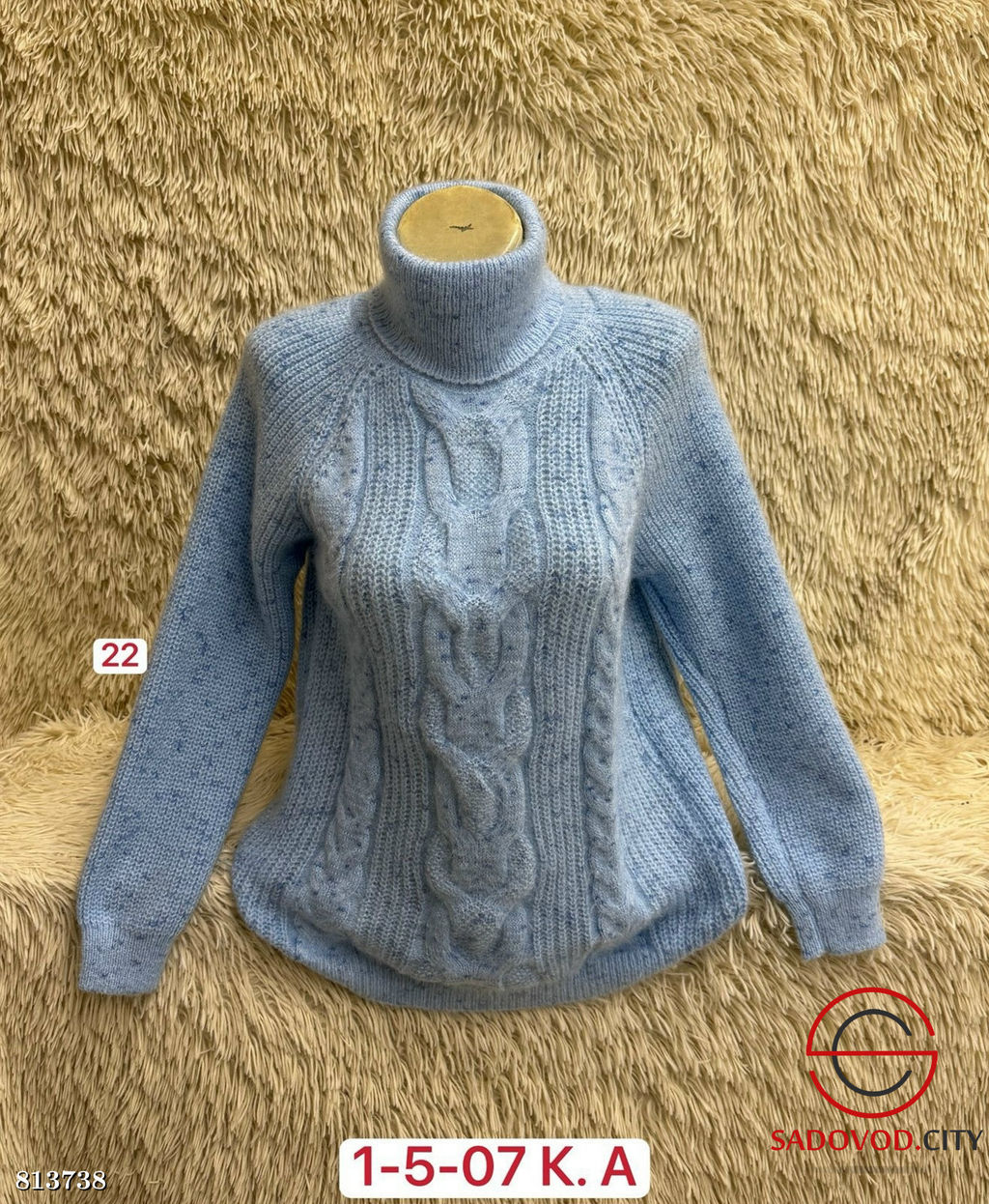 Свитер женский с высоким горлом - Bruno фото 2