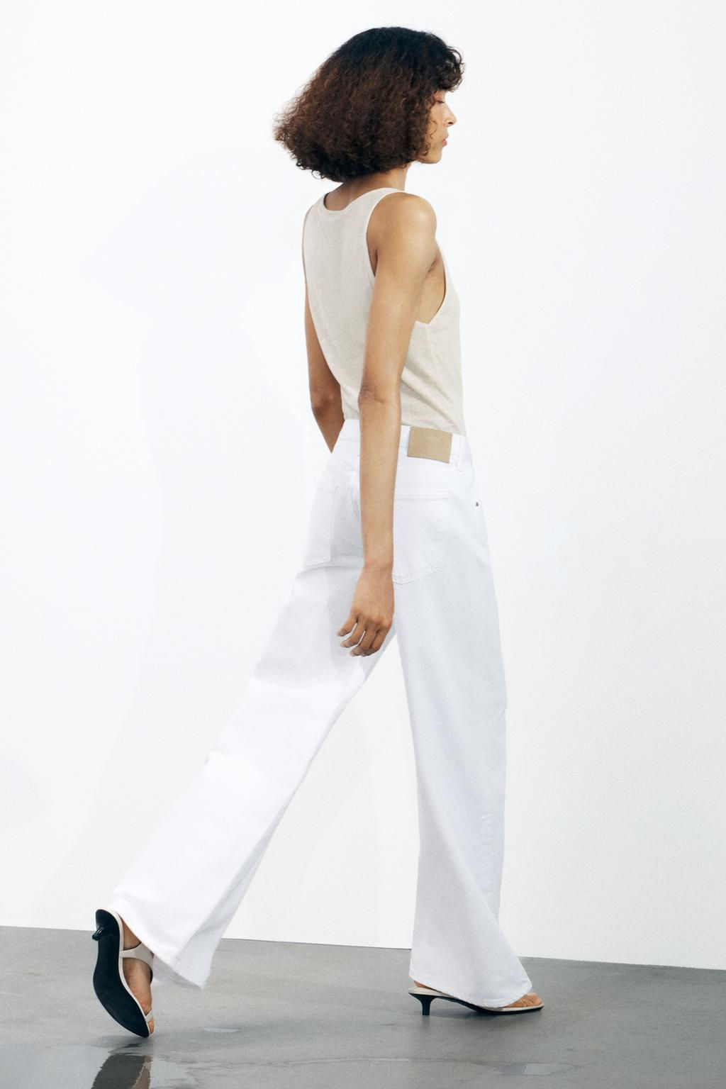 ZW COLLECTION WIDE-LEG LOW-RISE JEANS - Zara фото 7