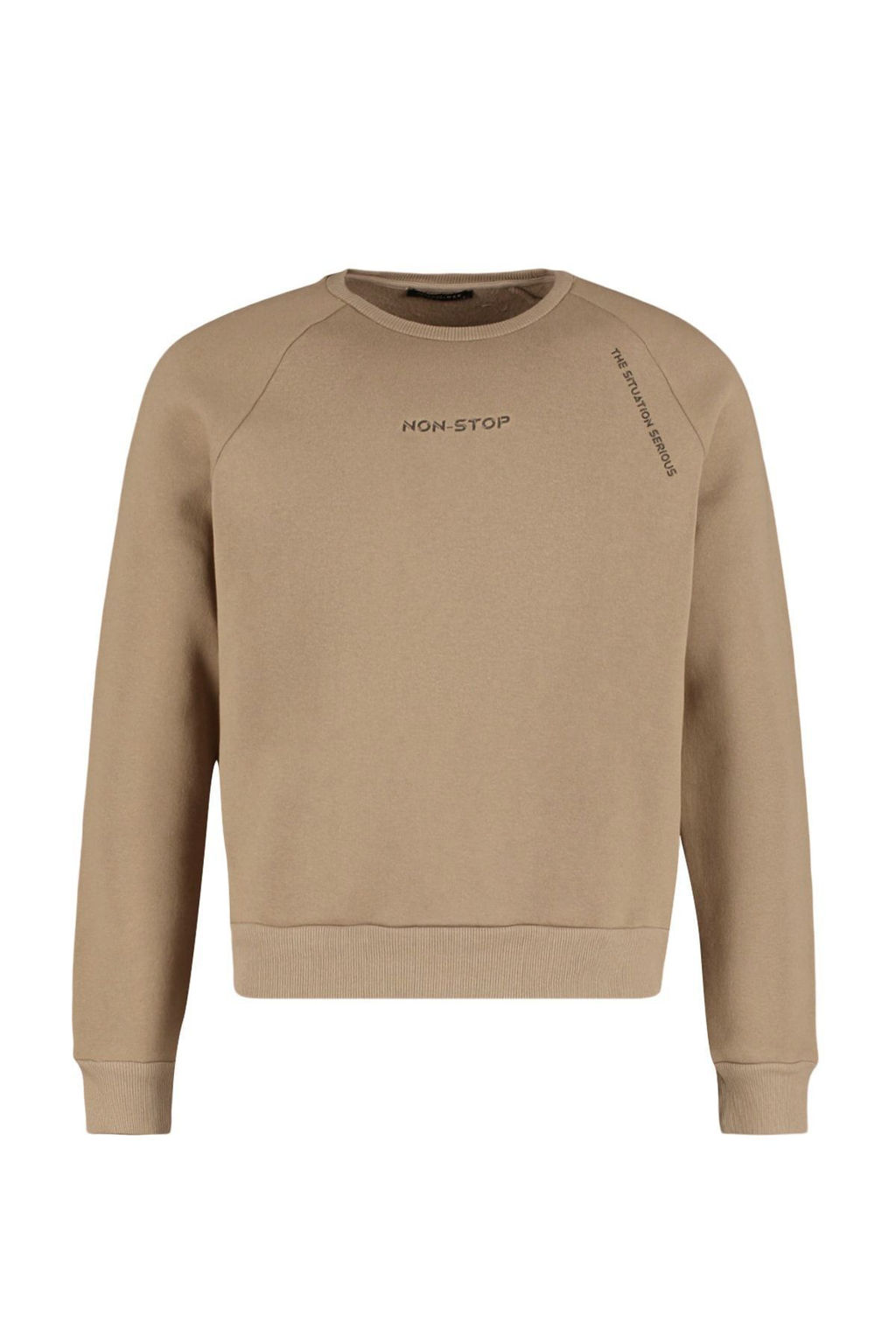 Vizon Regular/Normal Kesim Reglan Kollu Yaz? Bask?l? Sweatshirt TMNAW22SW0726