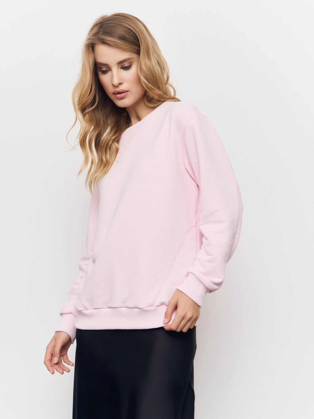 Толстовка женская 24234-477 футер светло-розовый