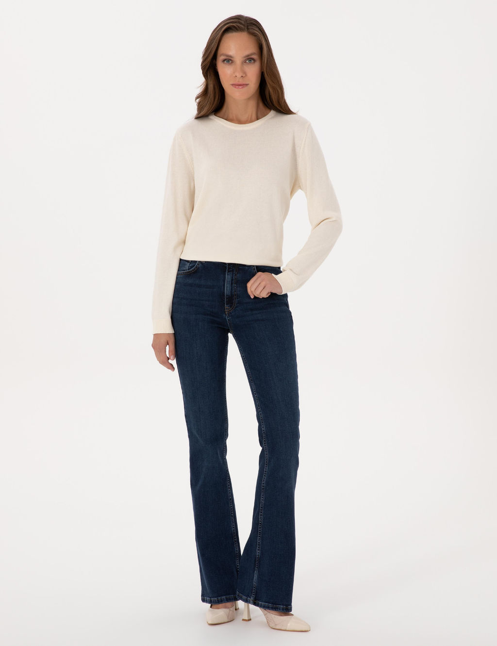Lacivert Jean Pantolon