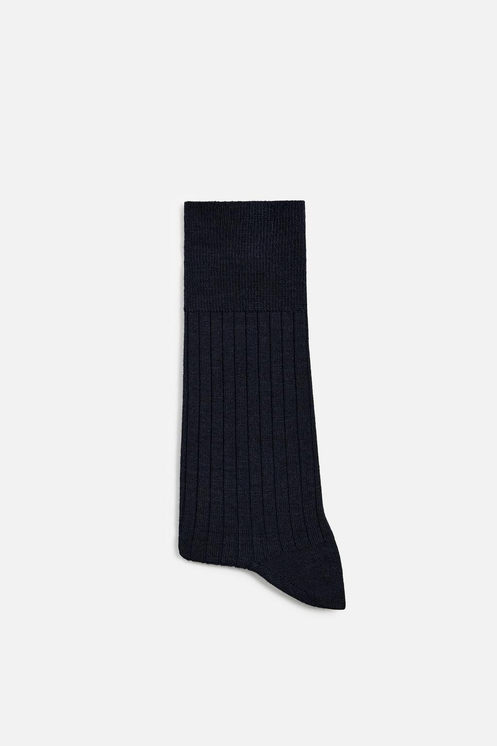 RIBBED WOOL SOCKS - Zara фото 4