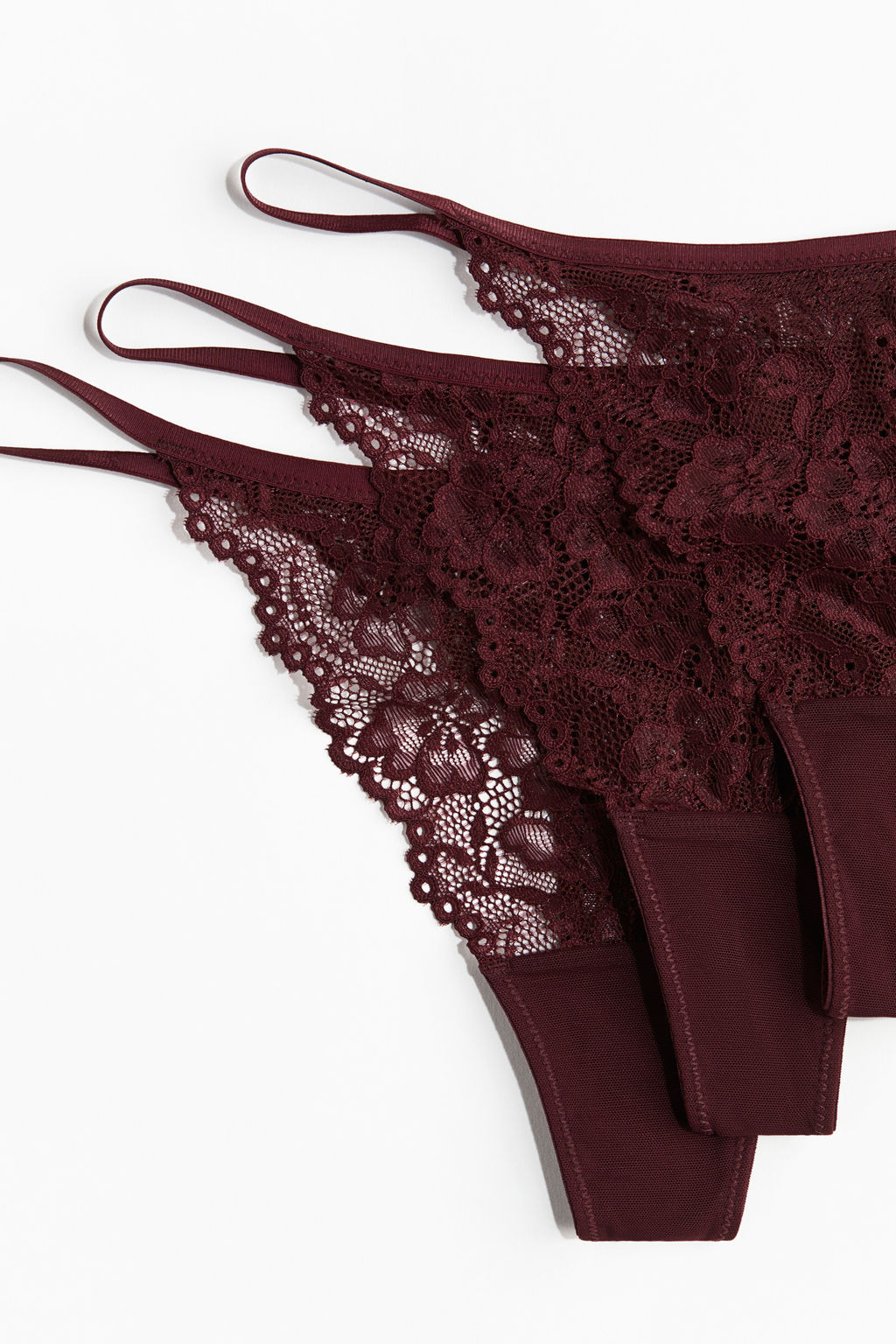 Pack de 3 bragas Thong de encaje - H&m фото 12