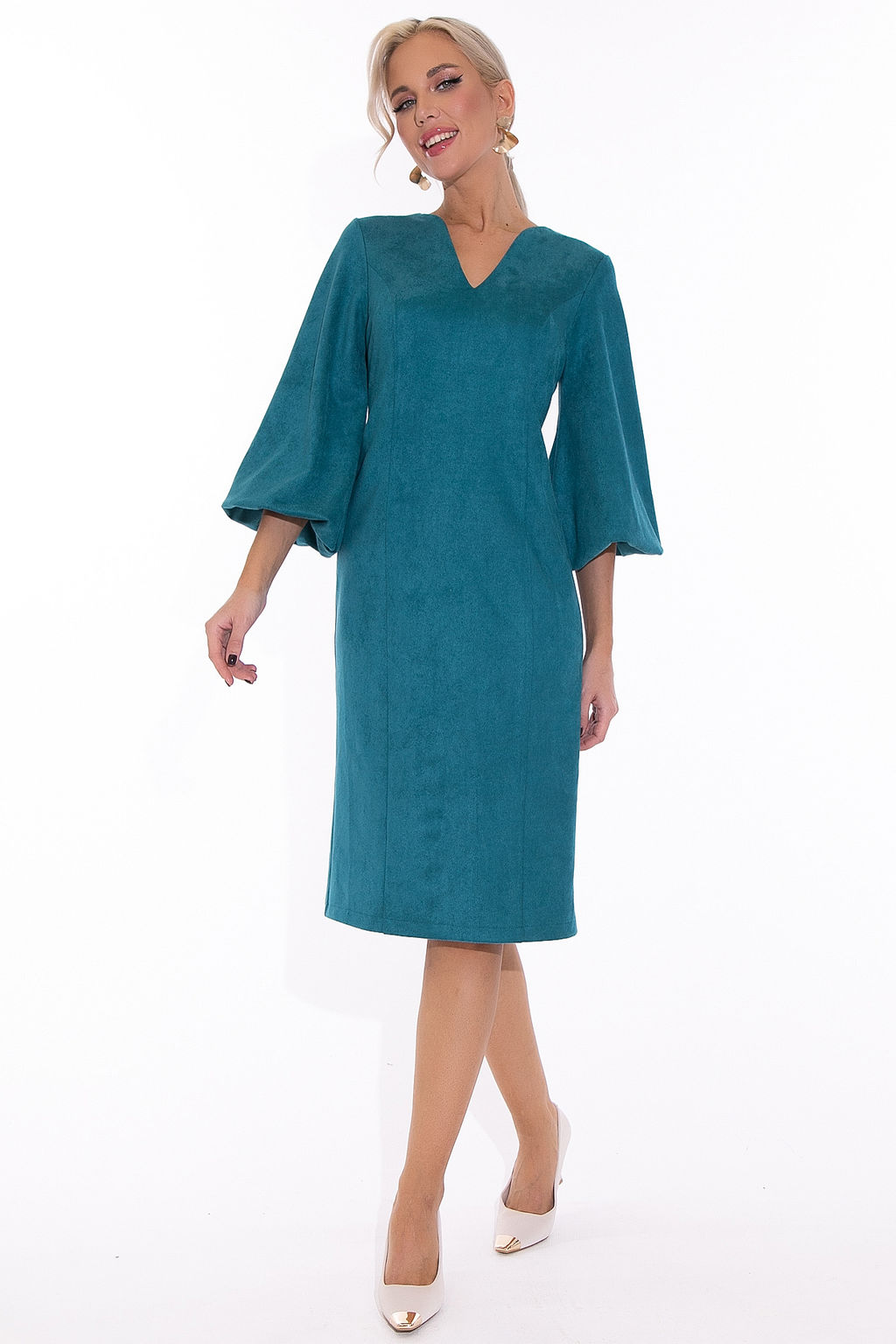 Платье Адажио (бирюза) - Эльза фото 4