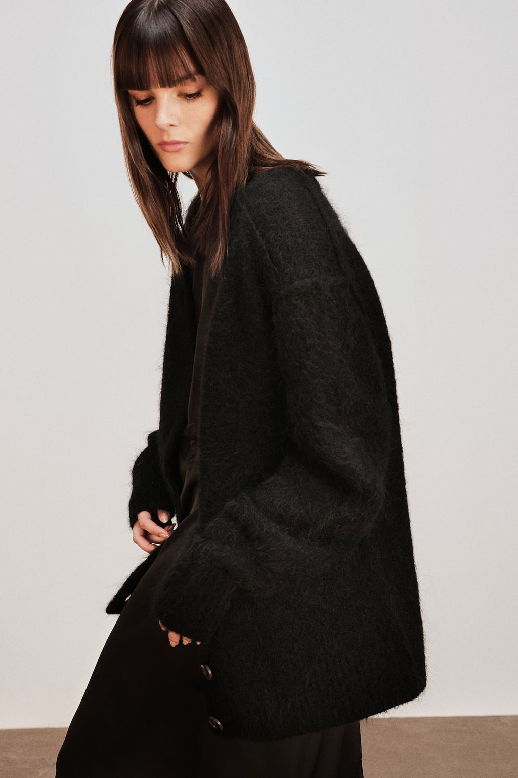 Cardigan en mezcla de mohair - H&m фото 3