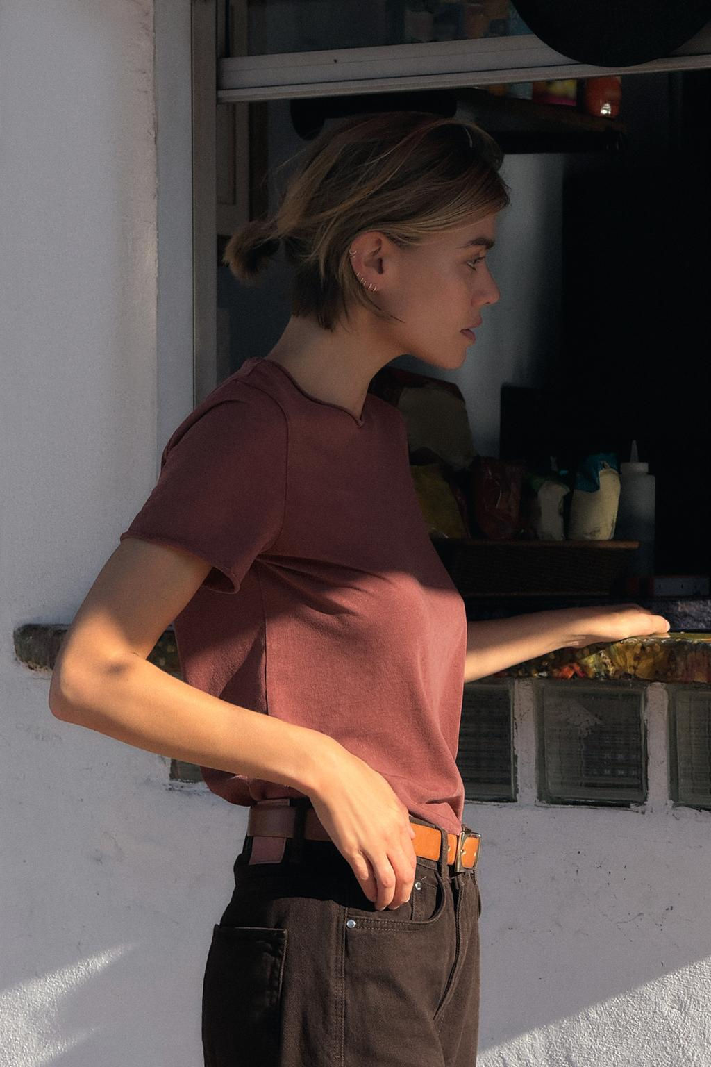 FADED SHORT SLEEVE T-SHIRT - Zara фото 41