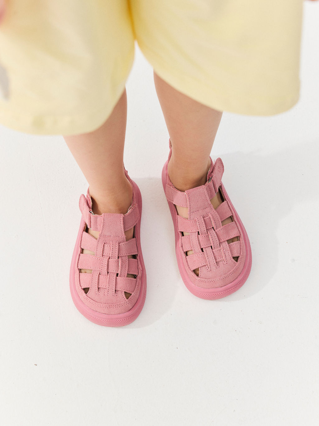 Сандалии "Розовые" на застежке