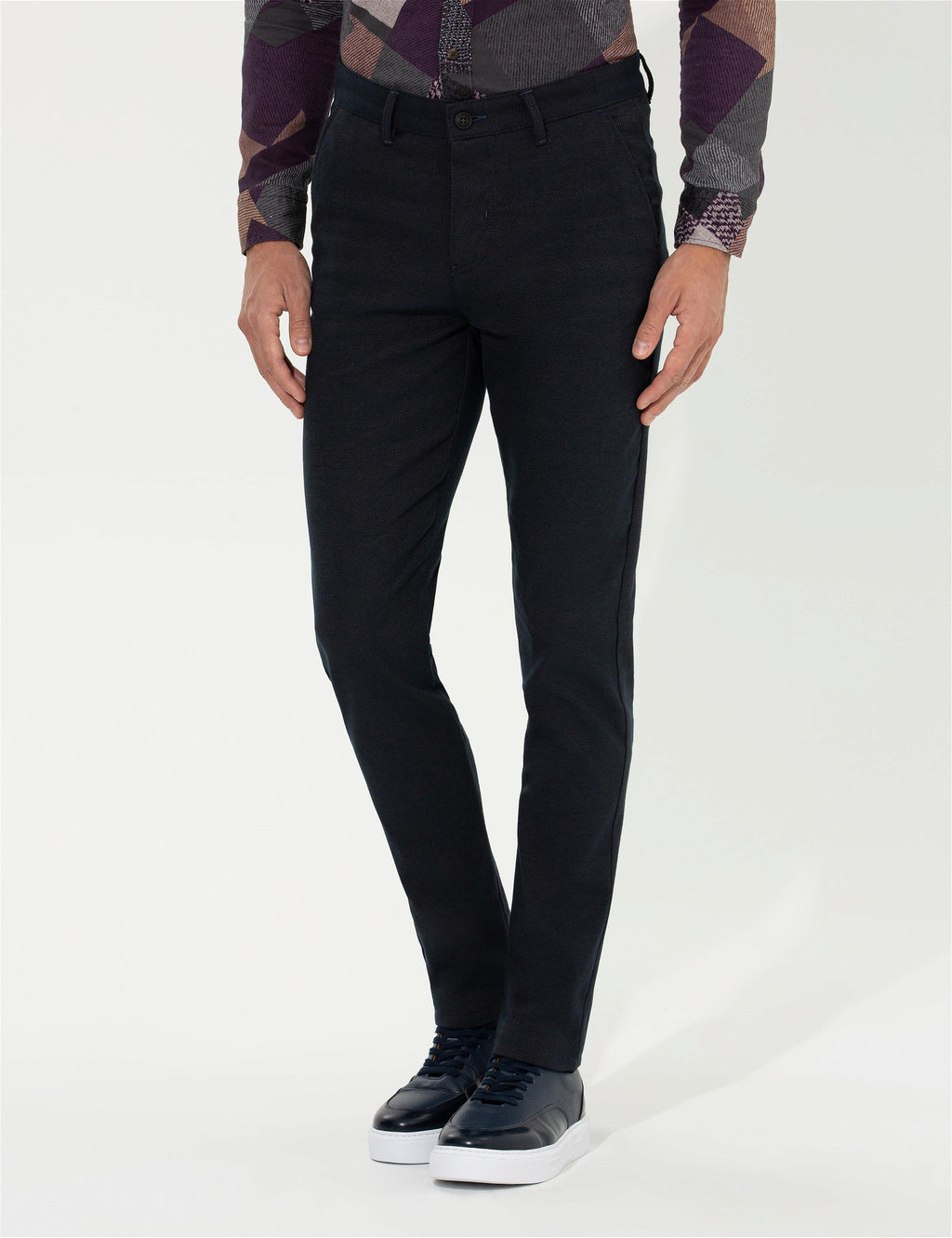 Kahverengi Slim Fit Kanvas Pantolon