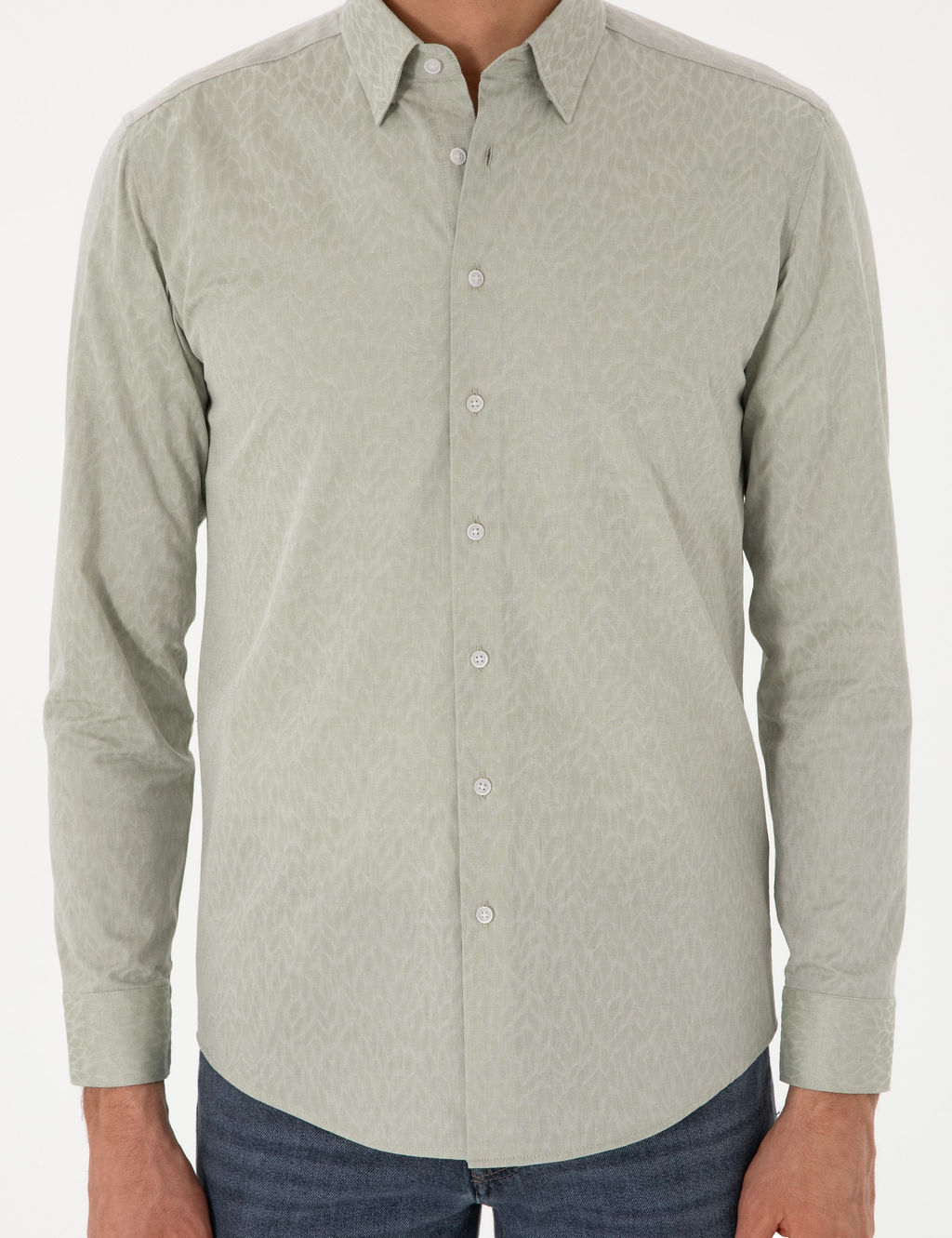 Ye_il Regular Fit Uzun Kollu G_mlek - Cacharel фото 6