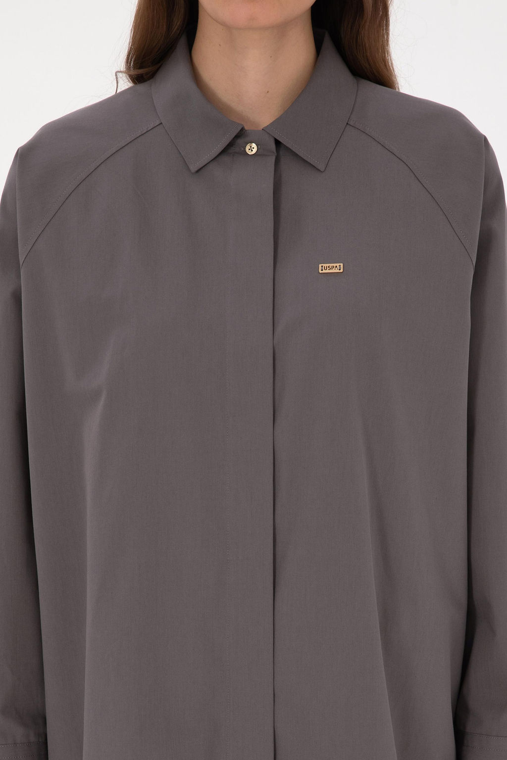 Kad_n Gri Uzun Kollu G_mlek - U.s. polo assn фото 6