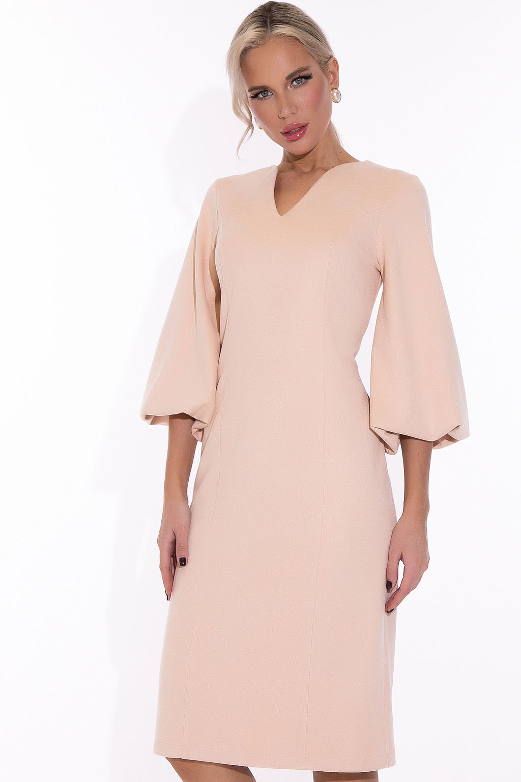 Платье Адажио (пудра) - Эльза фото 4