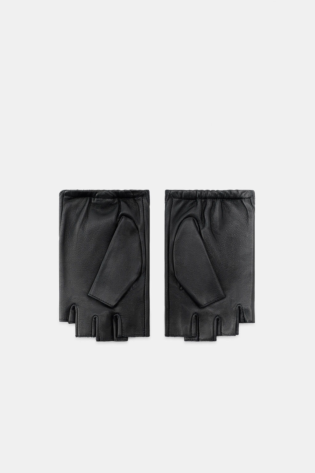 SHORT LEATHER FINGERLESS GLOVES WITH BROOCHES - Zara фото 4