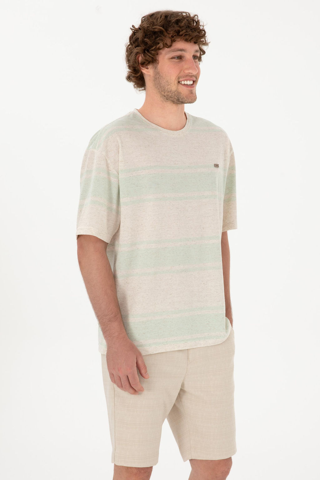 Erkek Comfort Fit Bisiklet Yaka Su Ye_ili Ti__rt Sepette S_rpriz _ndirim - U.s. polo assn фото 3