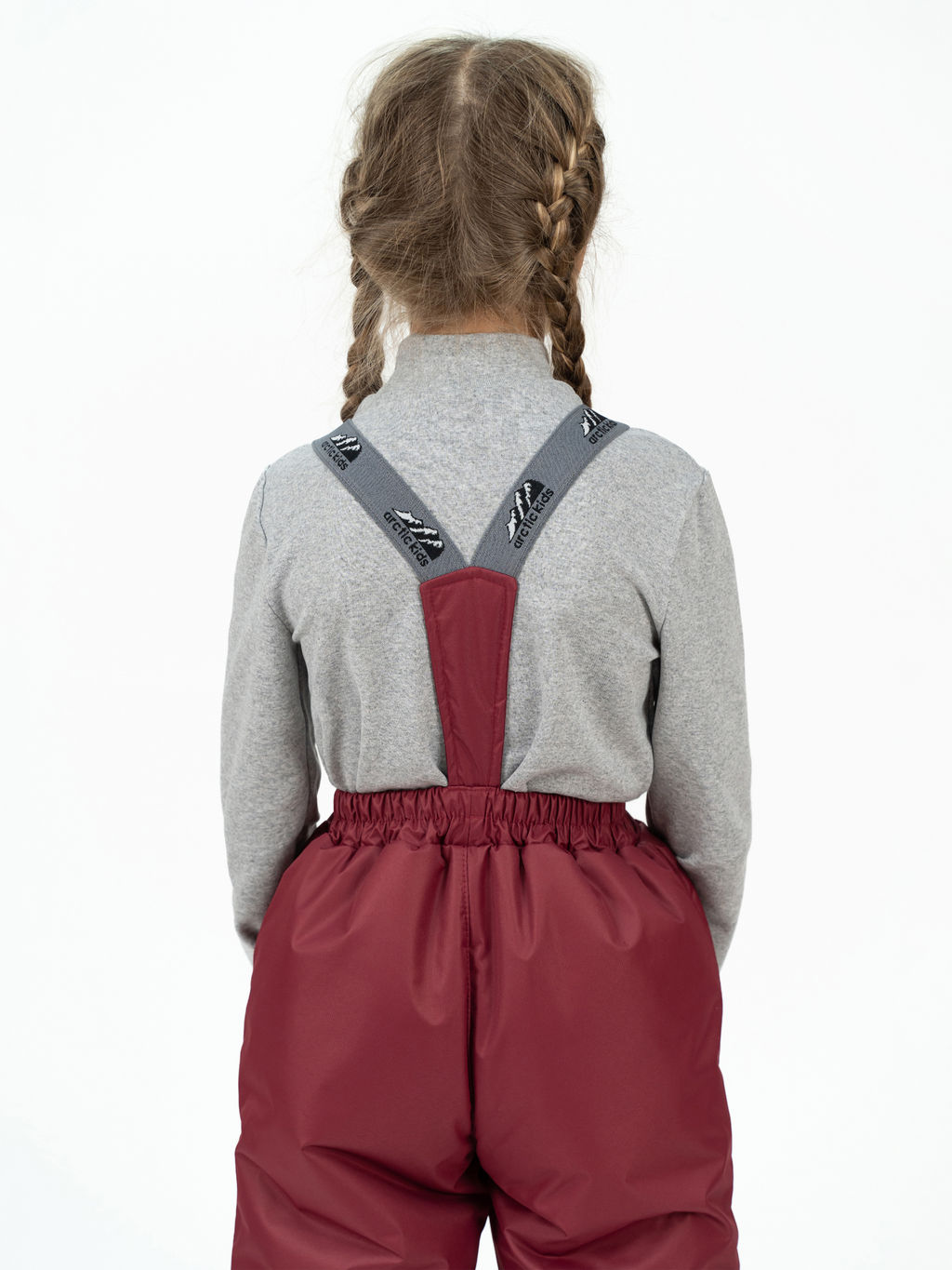 Брюки детские зимние бордовые