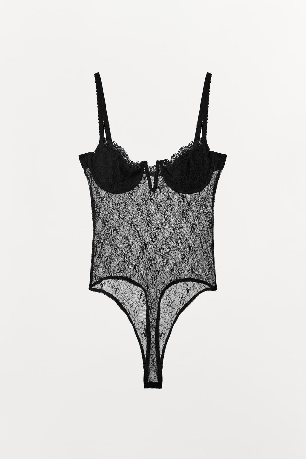COMBINED LACE BODYSUIT - Zara фото 10