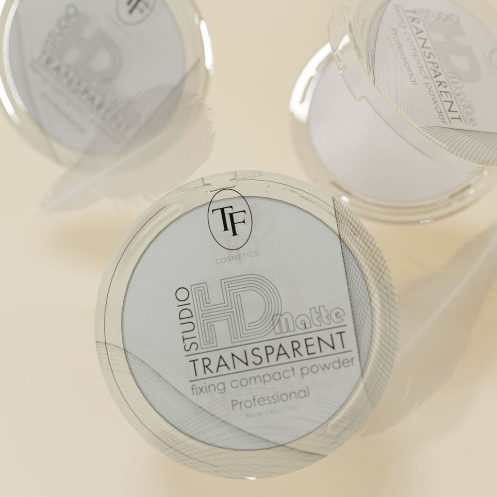 TF CTP25 Пудра компактная прозрачная Studio HD Transparent fixing compakt powder 6г