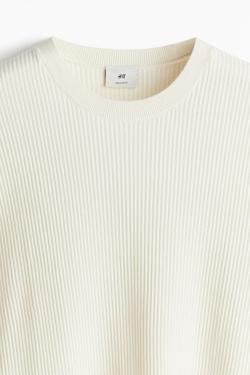 Camiseta en punto de canale Regular Fit - H&m фото 7