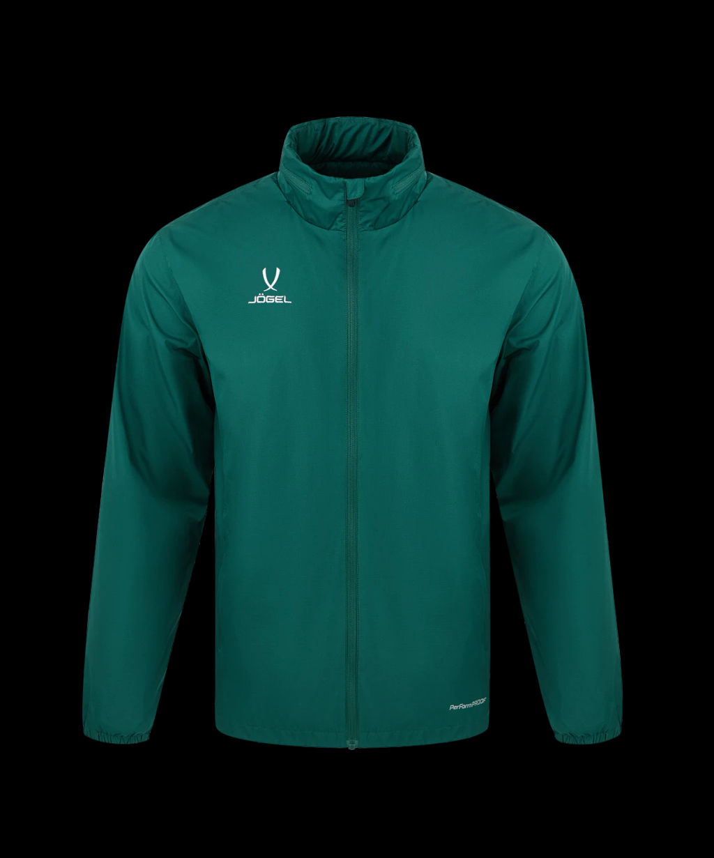 Куртка ветрозащитная JOGEL DIVISION PerFormPROOF Shower Jacket, темно-зеленый, детский  фото 2