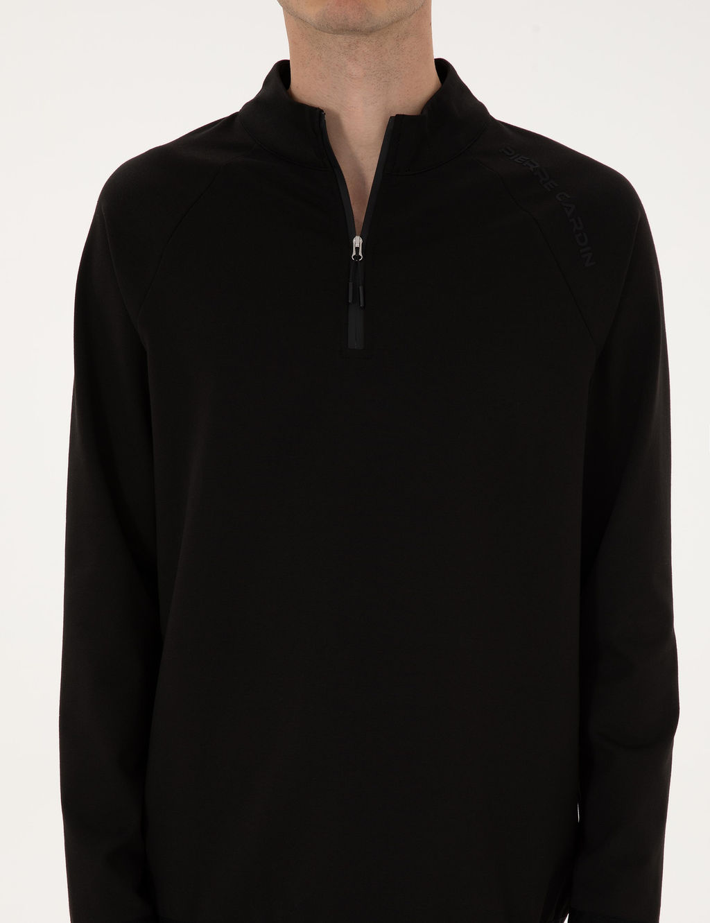 Siyah Regular Fit Sweatshirt - Pierre cardin фото 6