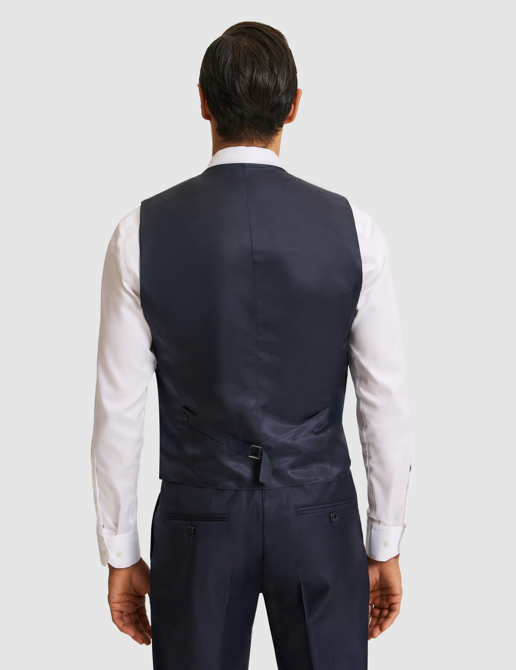 Lacivert Slim Fit Yelek