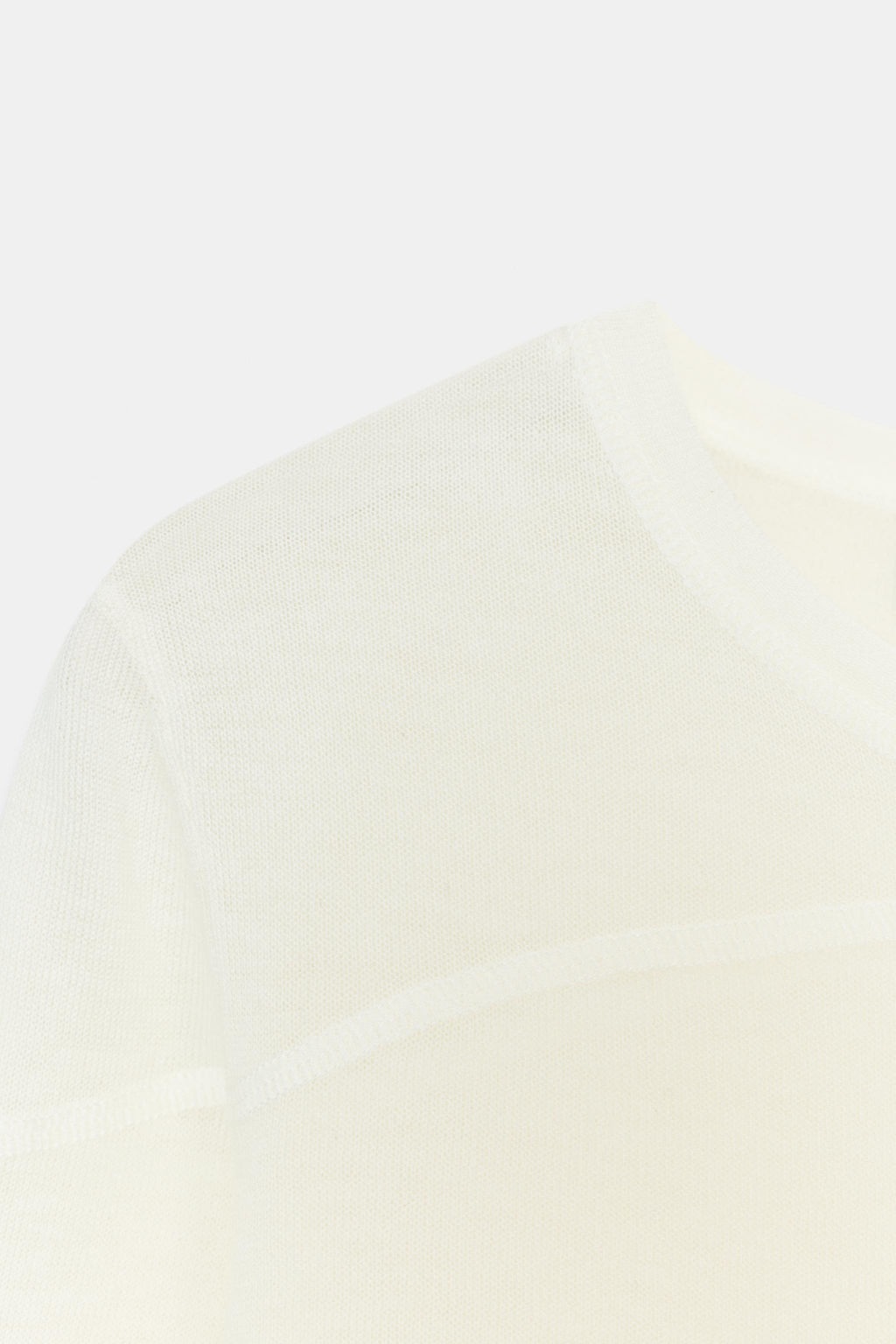 JERSEY PUNTO FINO CON LANA / Crudo - Zara фото 8