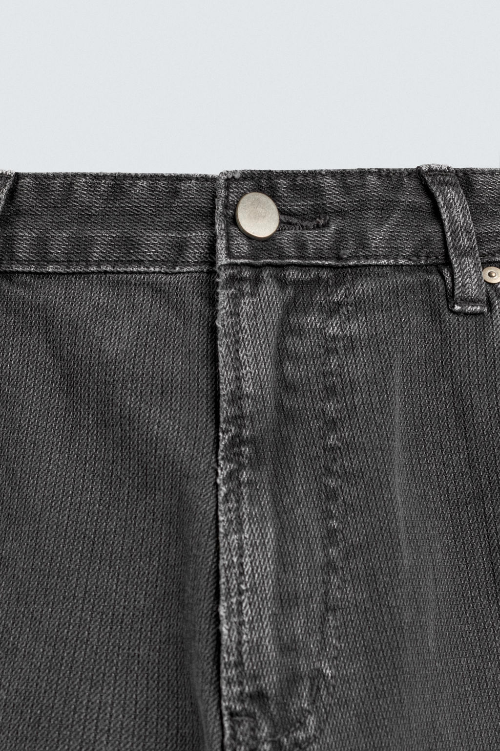 PANTAL?N FLARE FIT ESTRUCTURA ALGOD?N / Gris oscuro - Zara фото 10