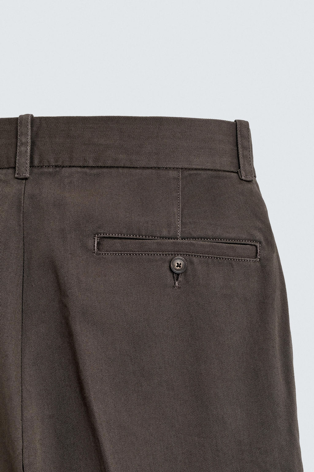 ORIGINS TWILL CHINO TROUSERS - Zara фото 10