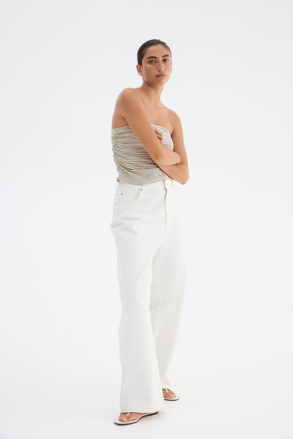 Top de tubo drapeado - H&m фото 3