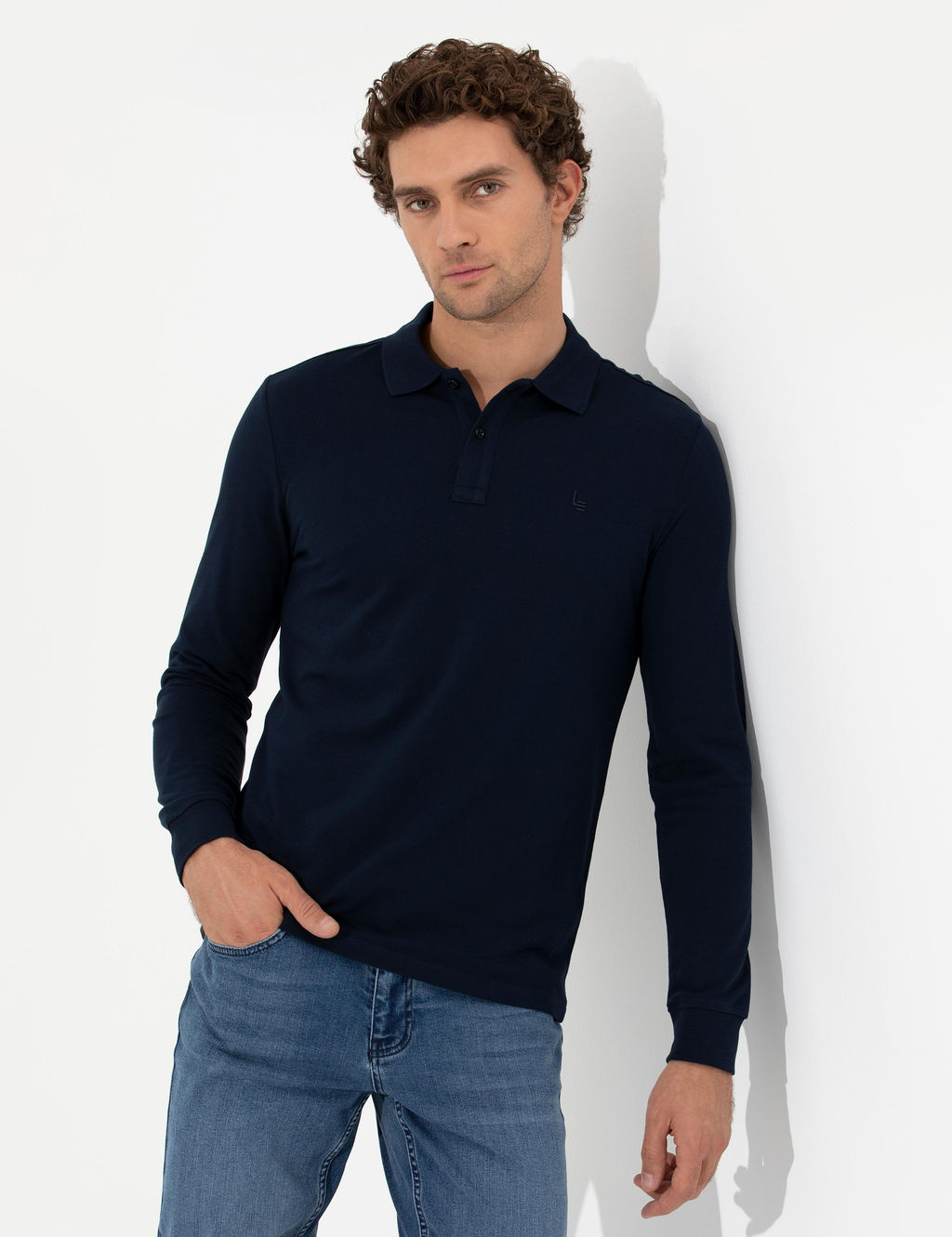 Темно-синий зауженный свитшот - Cacharel фото 9