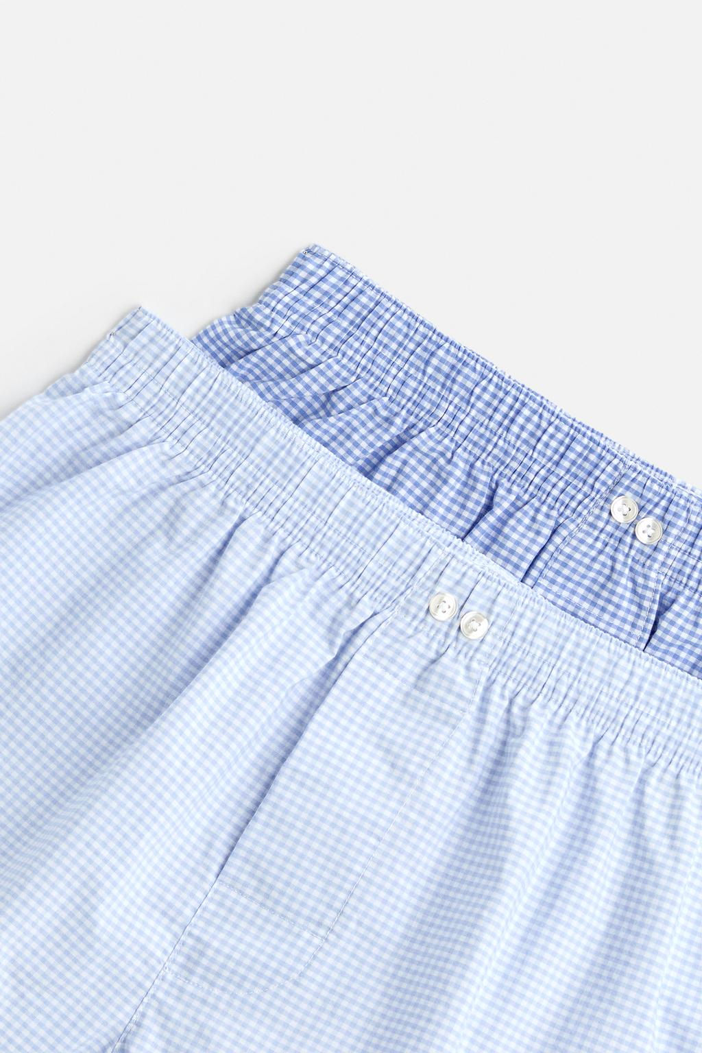 2-PACK OF POPLIN BOXER SHORTS - Zara фото 3