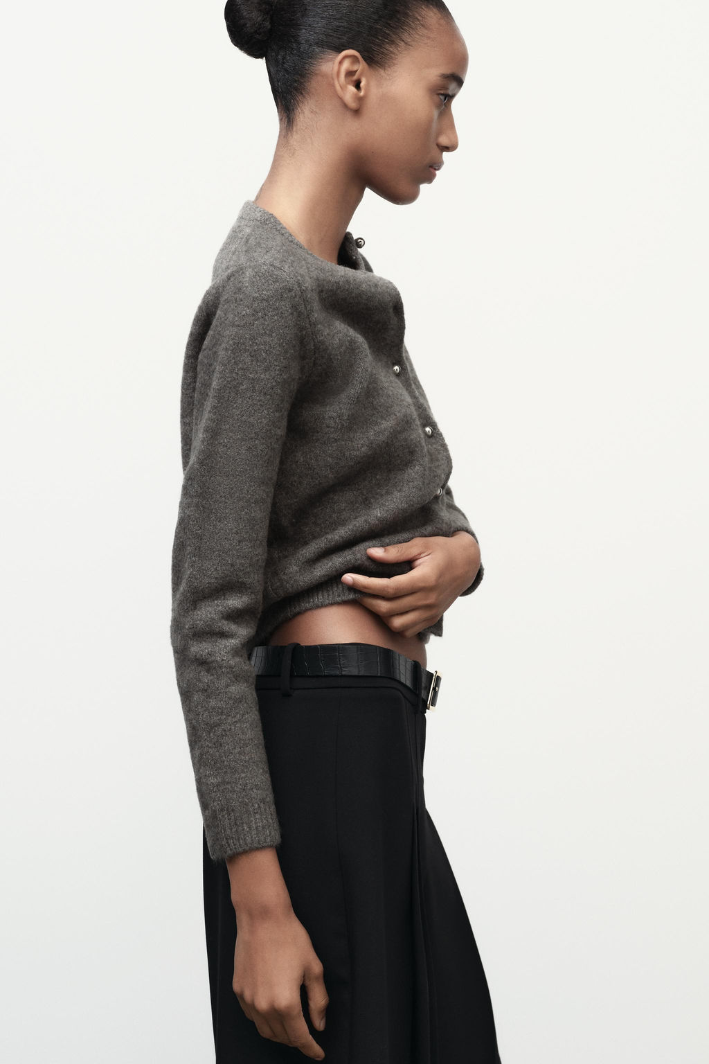 CARDIGAN WITH METAL BUTTONS