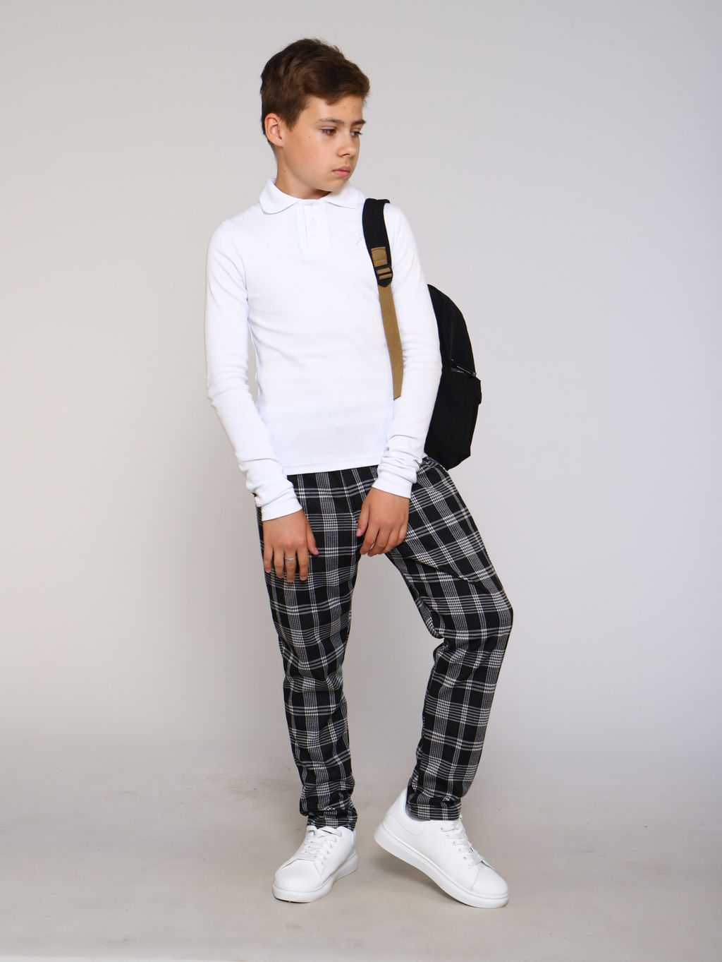 Рубашка-поло "Лицей" белый